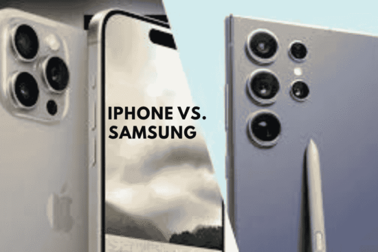 An image of Face-Off: iPhone vs. Samsung Vs. Flagship Battle 2025